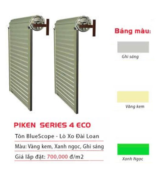 Cửa cuốn Piken Series 4 Eco