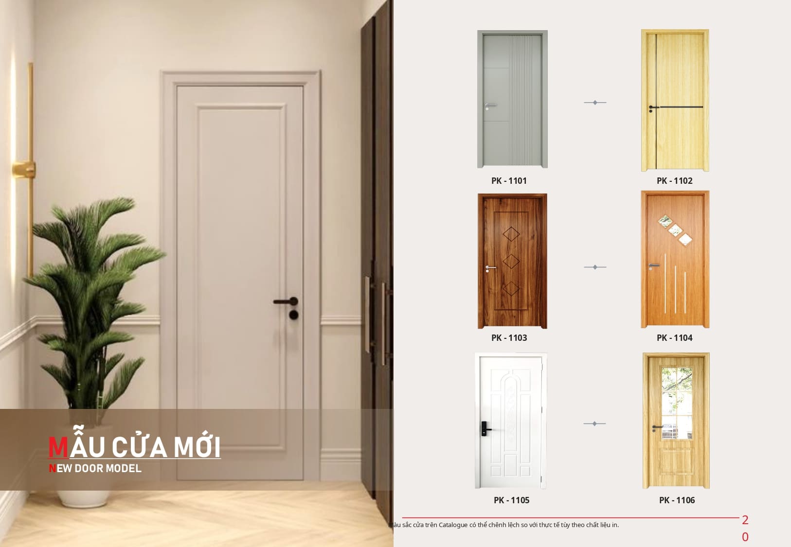 Mẫu cửa mới