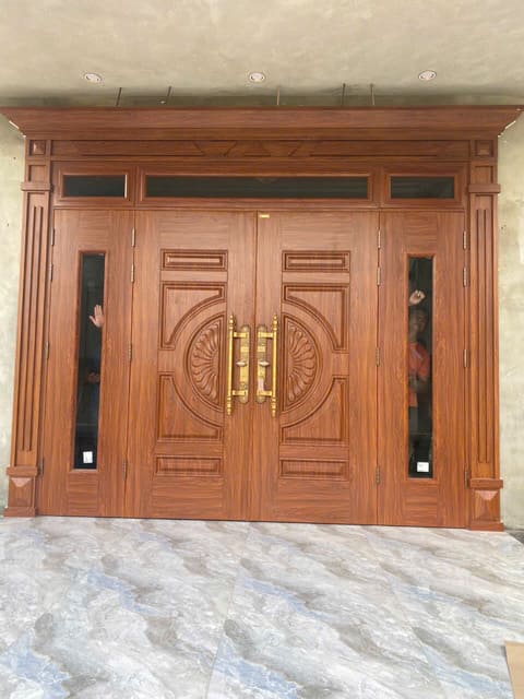 Cửa thép vân gỗ PK.003T