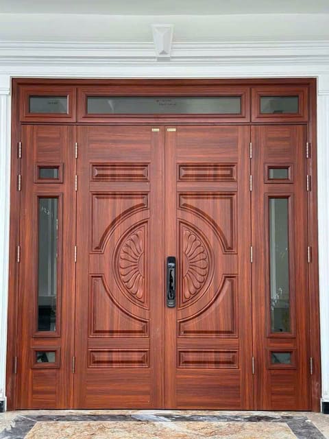 Cửa thép vân gỗ PK.007T